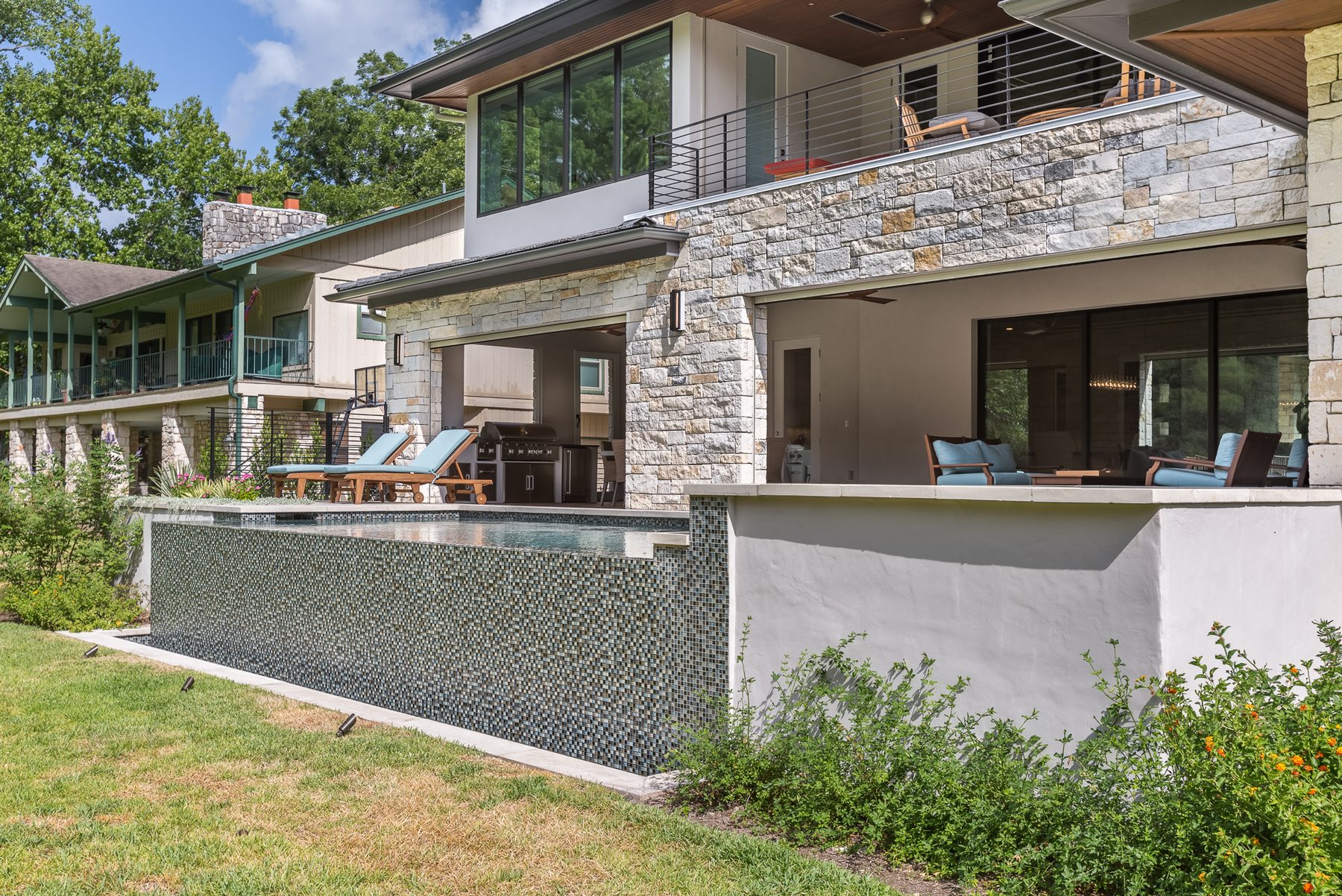 Stone and glass