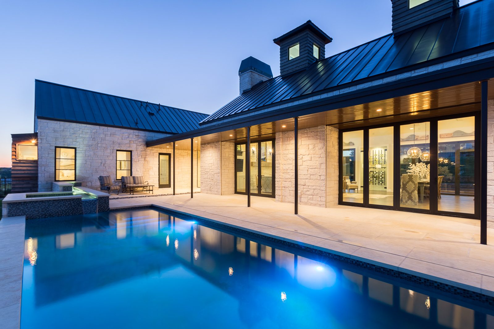 Pool and loggia
