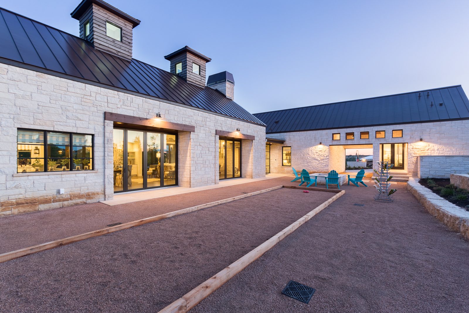 The courtyard