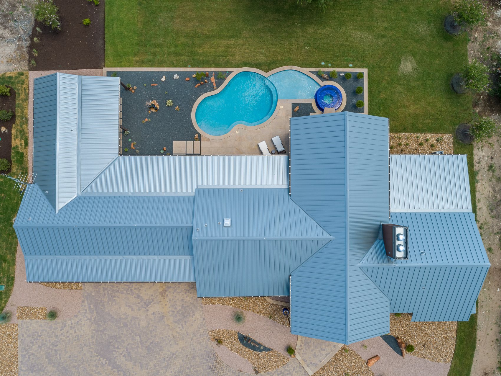Roof plan from above