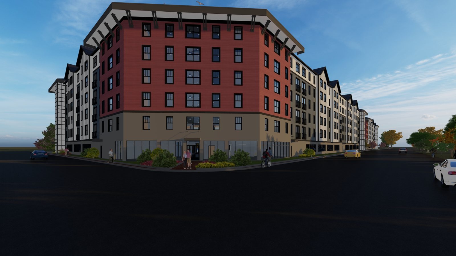 temple street, the corner block from the street